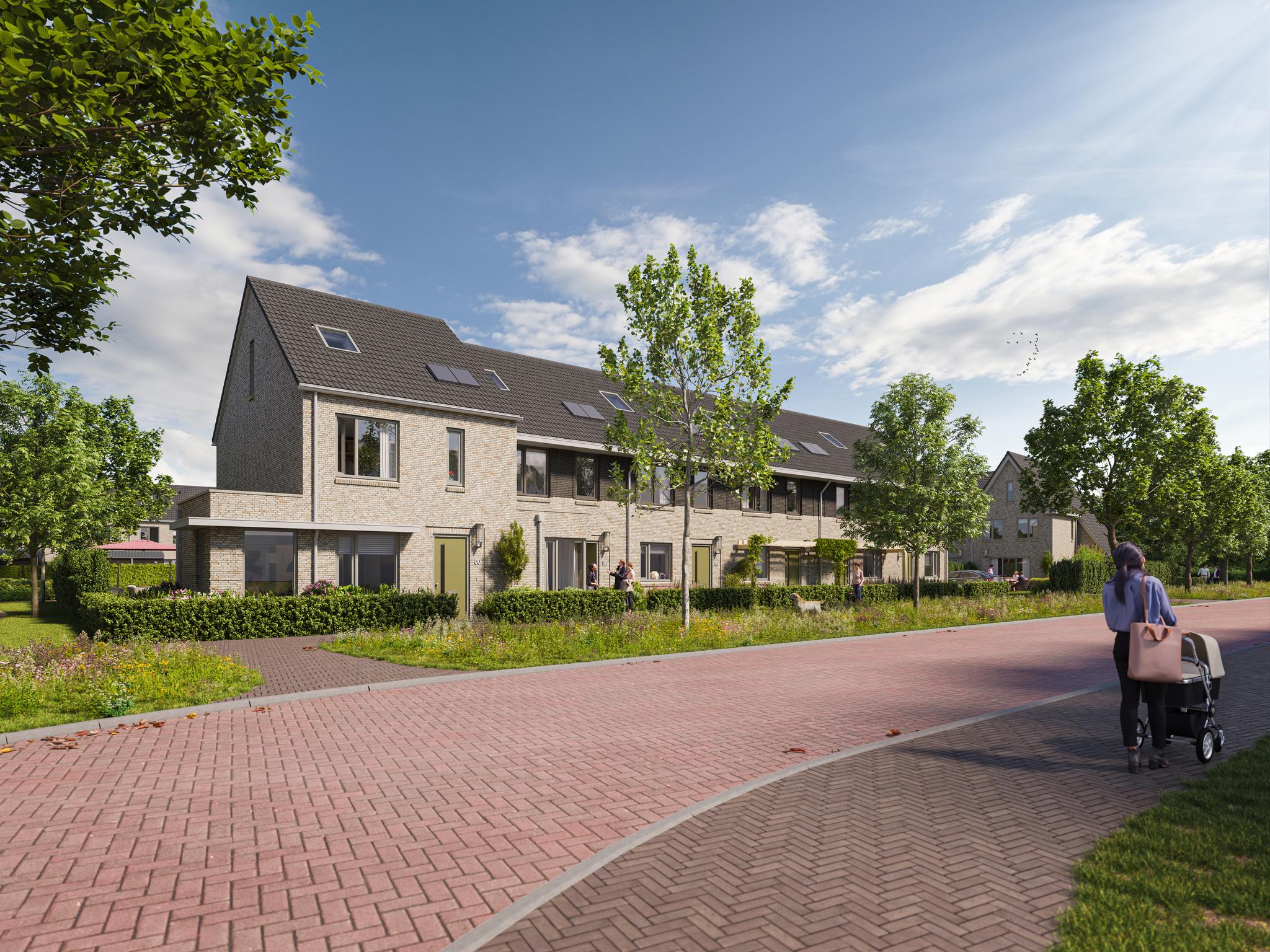 Straatzicht bouwnummer 2 type A, Da Vinci Rosmalen