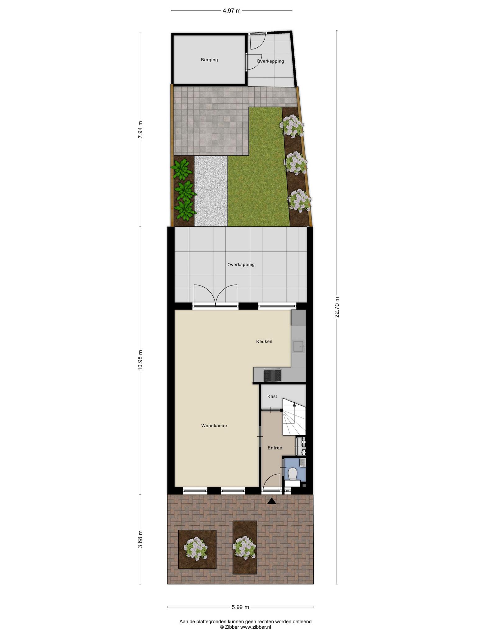 Plattegrond van Kruisherenborch 52 in Rosmalen